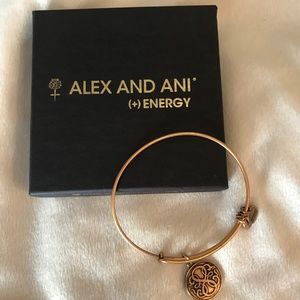 Alex and Ani gold Path of Life bracelet